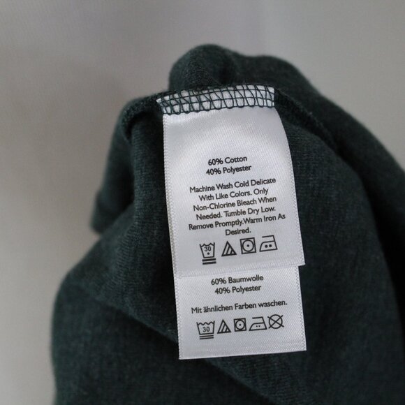 Eddie Bauer Evergreen Long Sleeve Tee Size Small Stretch Cotton Blend Fall Basic - Picture 10 of 11